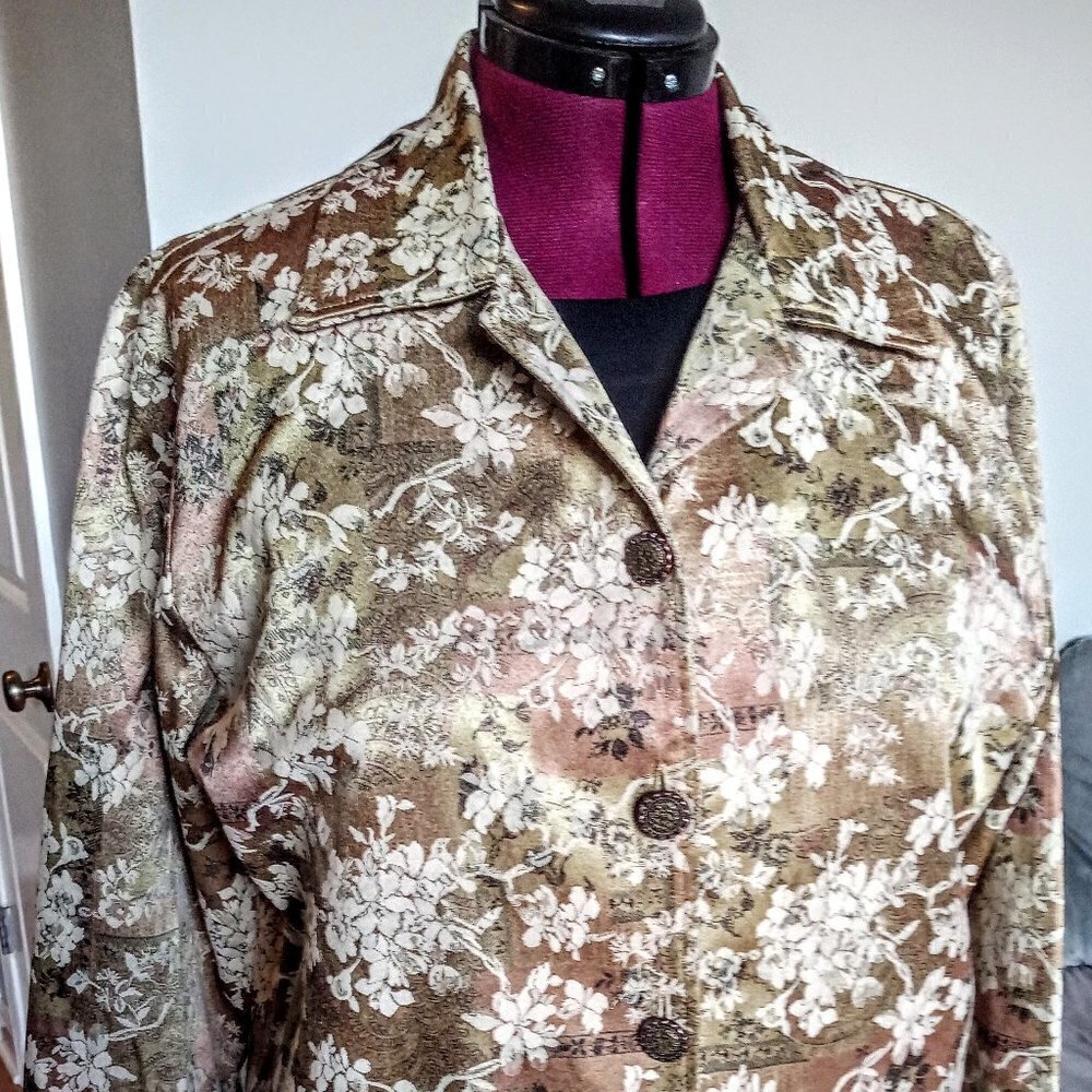 DB Sport Beige & Tan Cotton Jacket